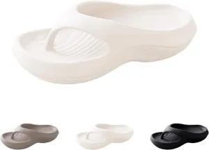 Arch Support Flip Flops for Women Recovery Pillow of Slippers Non-slip Comfort Walking Sandals Wide Width Soft Summer Beach Shoes