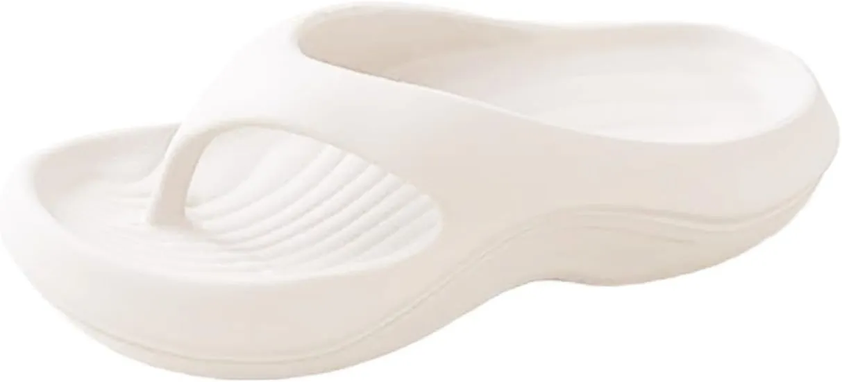 Arch Support Flip Flops for Women Recovery Pillow of Slippers Non-slip Comfort Walking Sandals Wide Width Soft Summer Beach Shoes