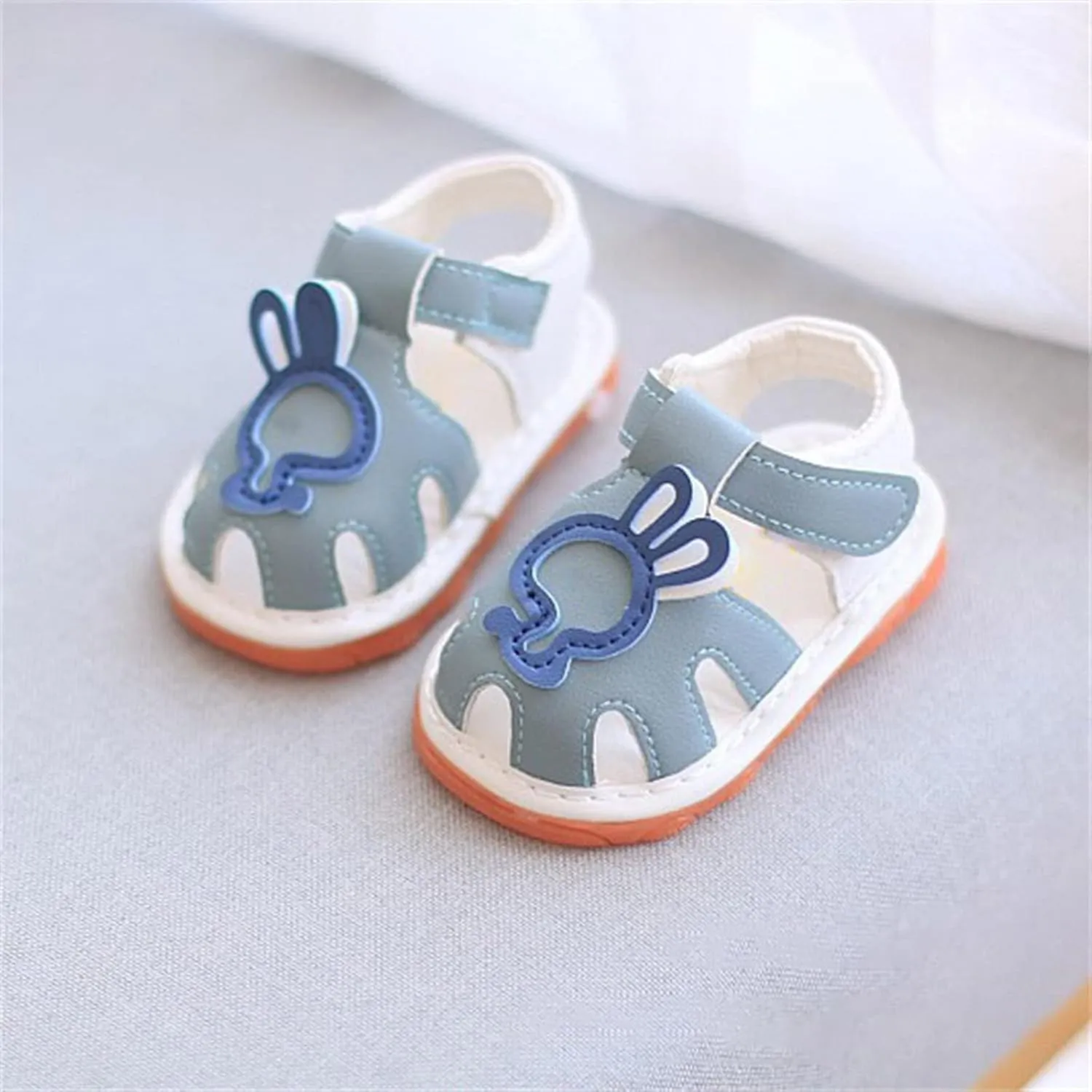 Baby Infant Flat Wide Sandals Leather Soft Non Slip Open Toe Summer Shoes Toddler Newborn Lightweight Barefoot Sandals