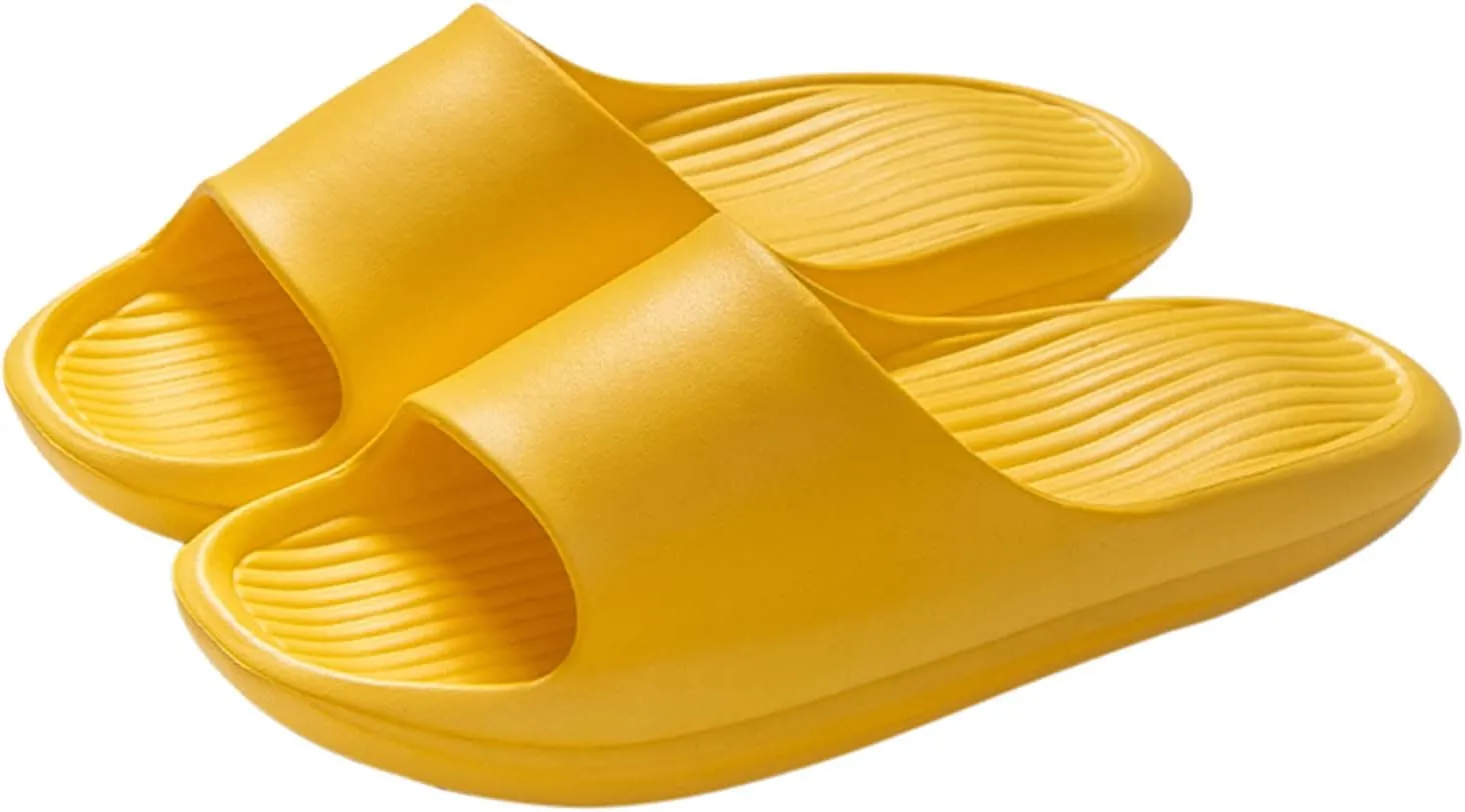 Bath Slippers Bath Slipper Indoor House Pool College Dorm Ultra Comfort Recovery Pillow Slippers Slides