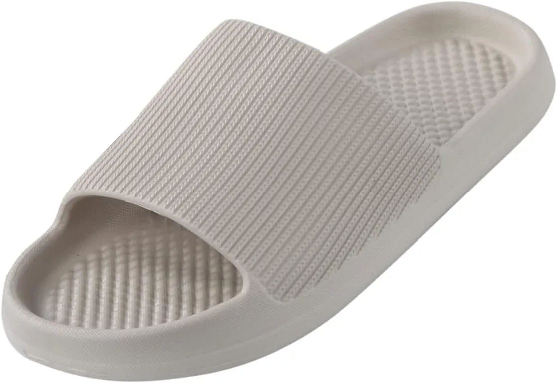 Bath Slippers Non Slip Quick Drying Bathroom Slippers for Women Men Cloud Sandals Comfy Indoor Outdoor Slides Unisex