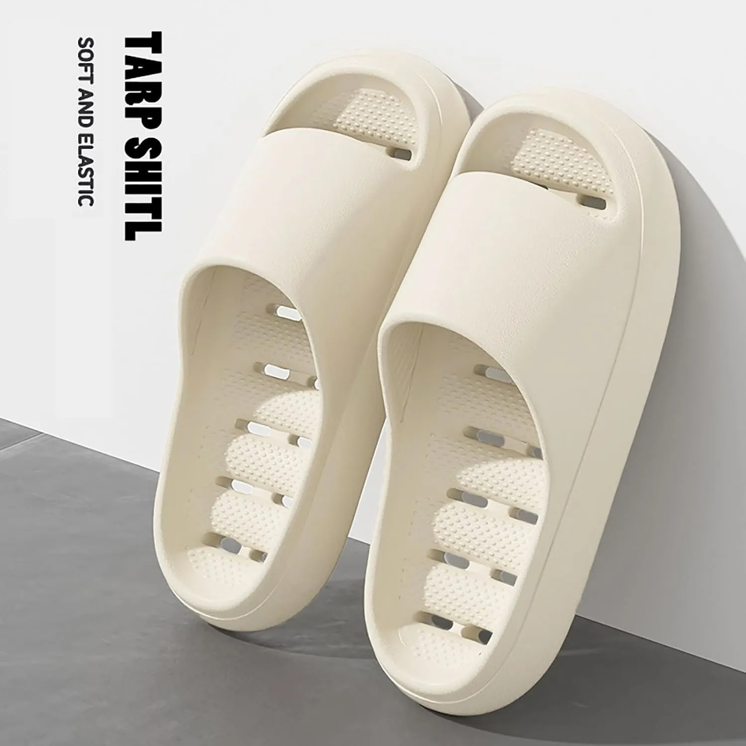 Bath Slippers Womens Sandals with Arch Support Shower Shoes for Living Room Pool Beach Spa Public Showers
