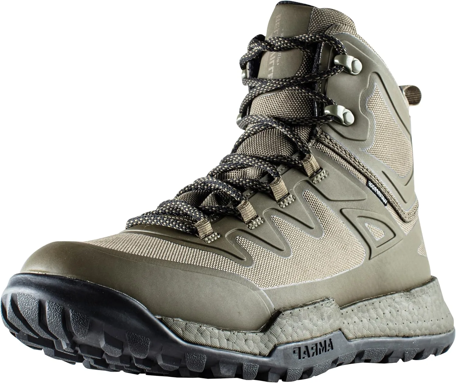 Belleville AMRAP Vapor Waterproof Mid-Cut Tactical Boots for Men - Designed for Police, EMS, and Security with Traction Outsole