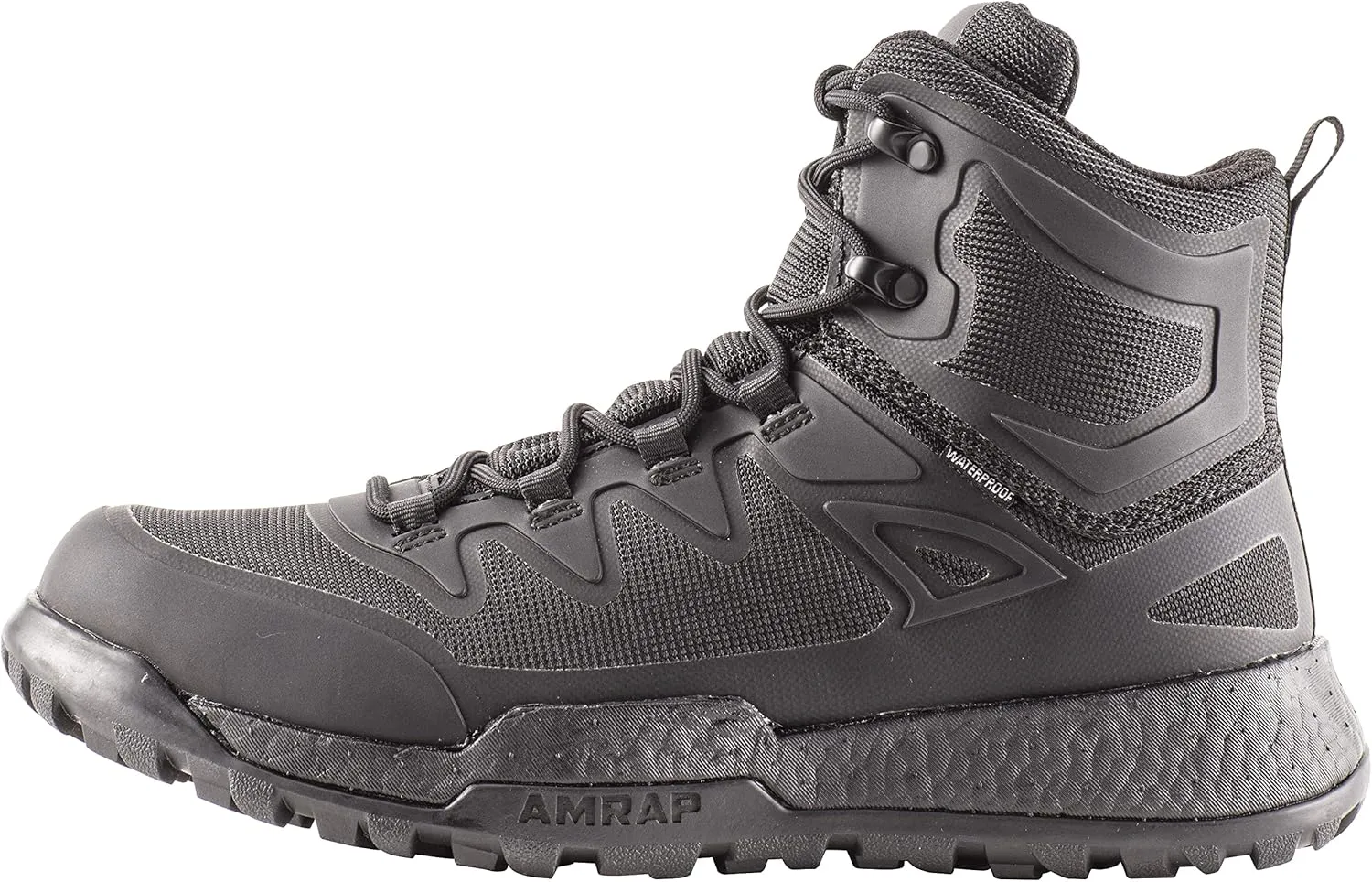 Belleville AMRAP Vapor Waterproof Mid-Cut Tactical Boots for Men - Designed for Police, EMS, and Security with Traction Outsole