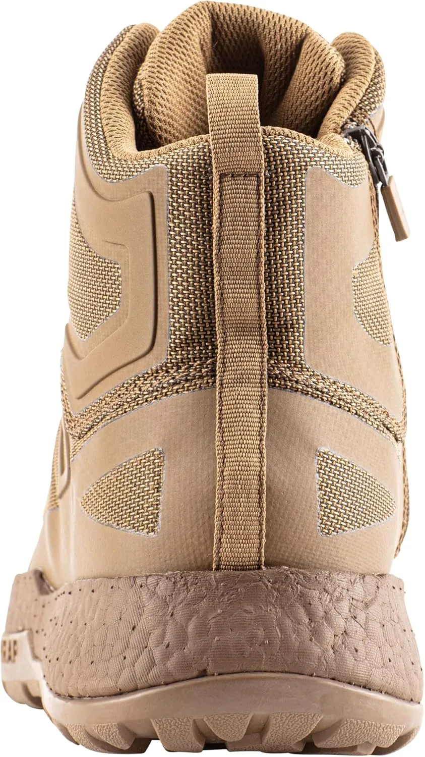 Belleville AMRAP Vapor Waterproof Mid-Cut Tactical Boots for Men - Designed for Police, EMS, and Security with Traction Outsole