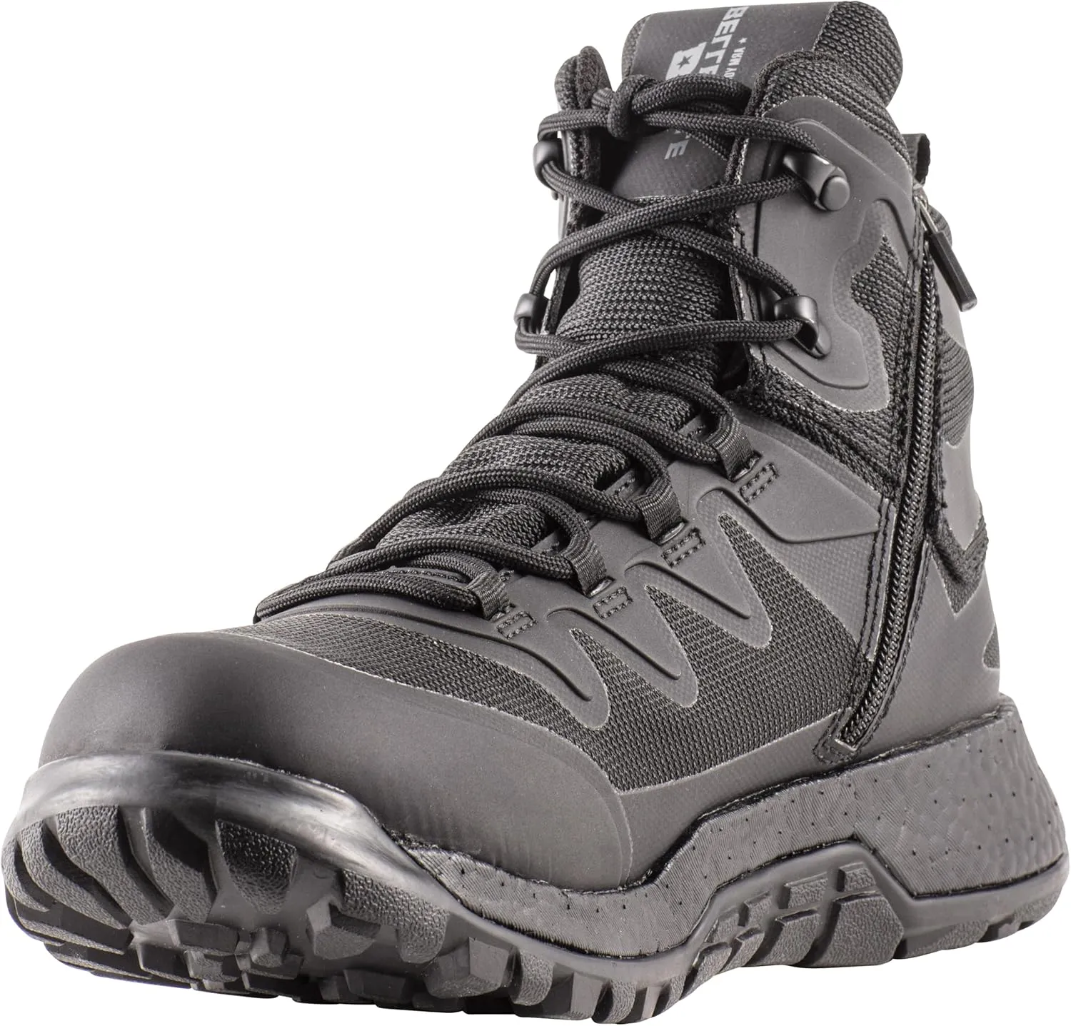 Belleville AMRAP Vapor Waterproof Mid-Cut Tactical Boots for Men - Designed for Police, EMS, and Security with Traction Outsole