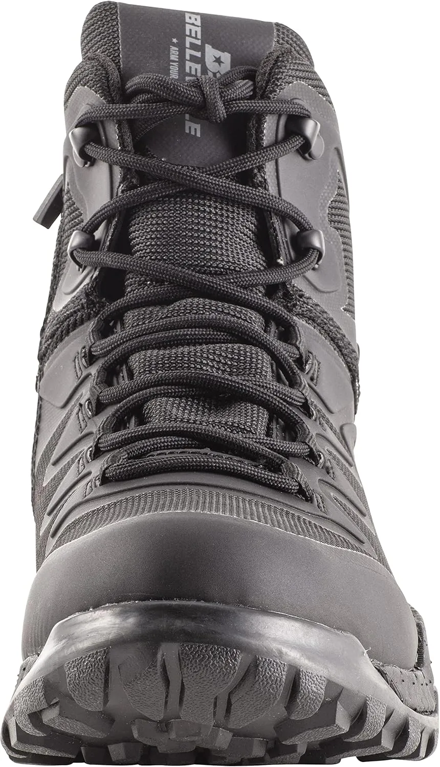 Belleville AMRAP Vapor Waterproof Mid-Cut Tactical Boots for Men - Designed for Police, EMS, and Security with Traction Outsole