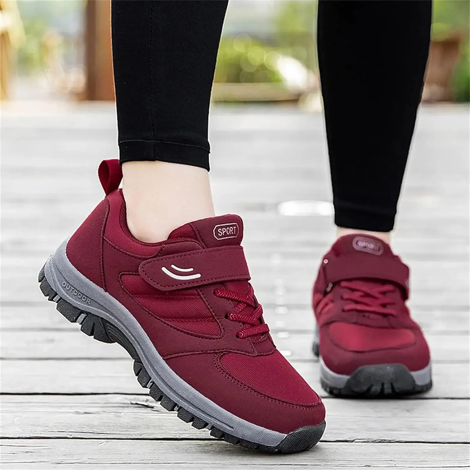 BORAMAX Running Shoes Women Tennis Shoes Waterproof Shoes Hiking Sneakers Outdoor Climbing Women's Boots Lightweight Sneaker