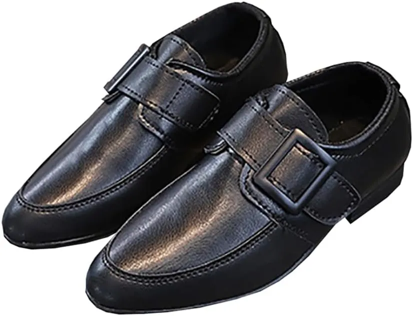 Boys Classic PU Leather School Uniform Oxfords Casual Dress Shoes Loafers Flats