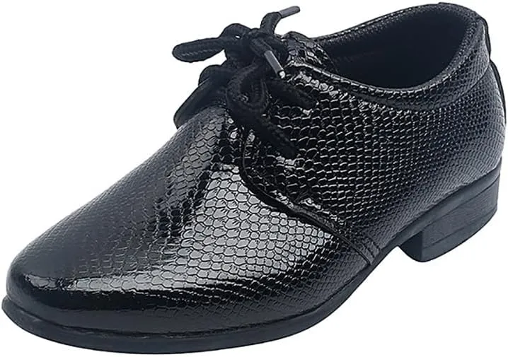 Boys Classic PU Leather School Uniform Oxfords Casual Dress Shoes Loafers Flats