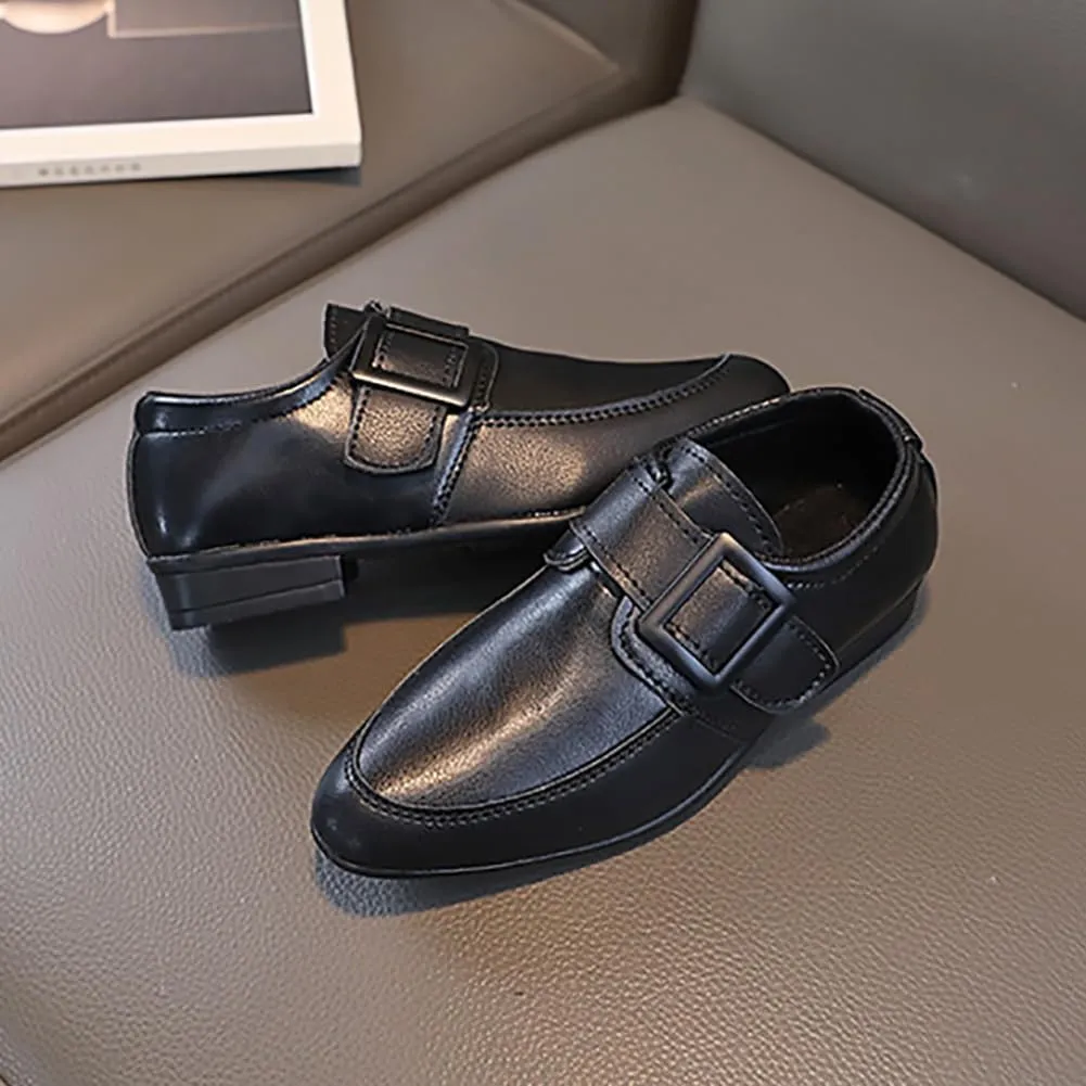 Boys Classic PU Leather School Uniform Oxfords Casual Dress Shoes Loafers Flats