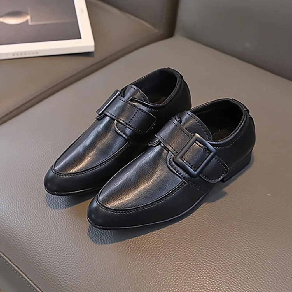 Boys Classic PU Leather School Uniform Oxfords Casual Dress Shoes Loafers Flats