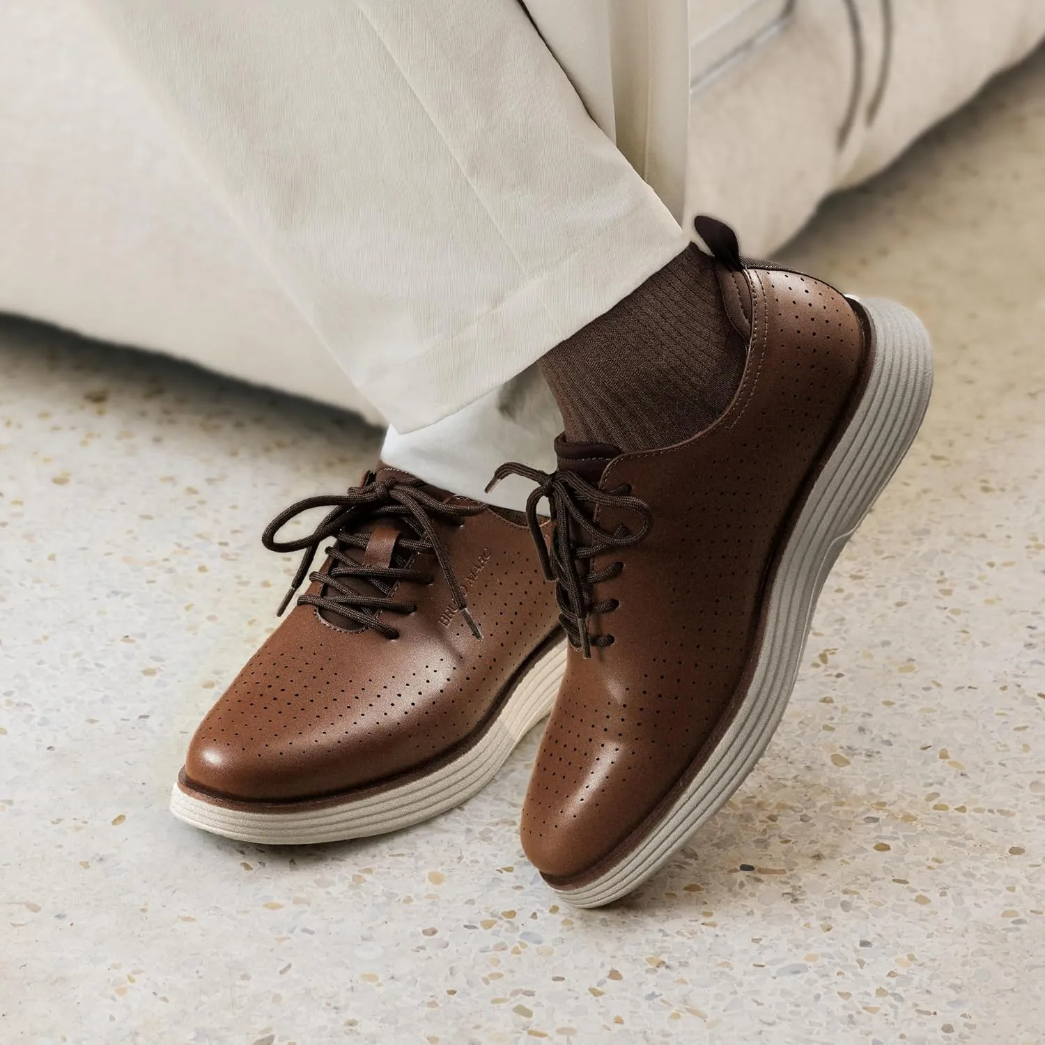 Bruno Marc Men's MaxFlex Fashion Dress Sneakers Oxfords Classic Casual Shoes