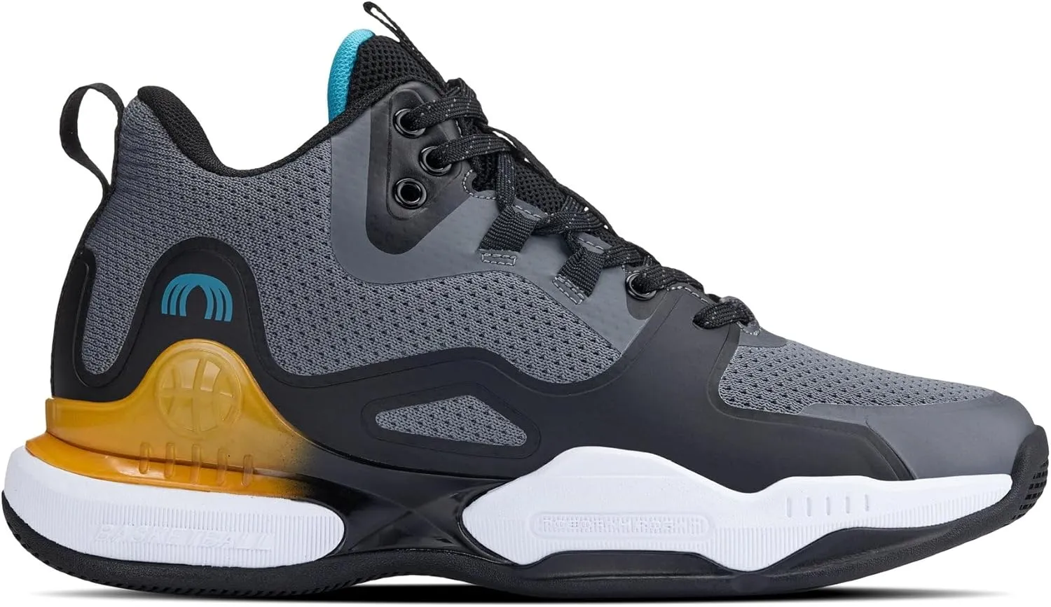 CALTO Men's Invisible Height Increasing Elevator Shoes - Basketball High-Top Sporty Sneakers - 3.0 Inches Taller