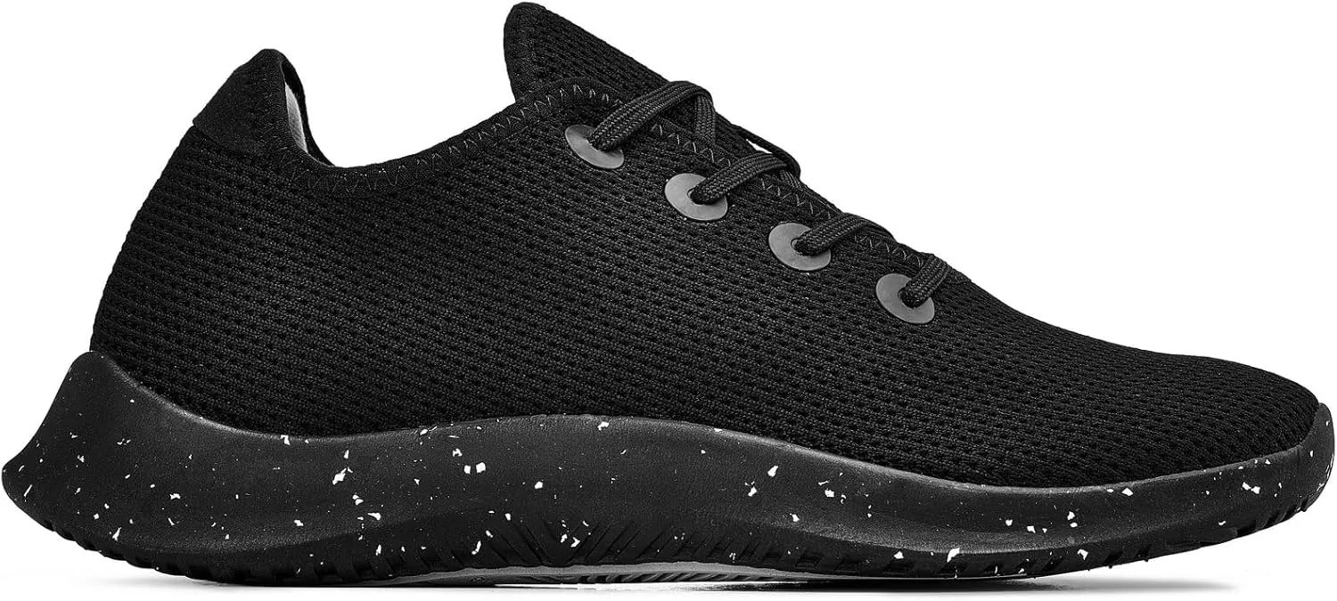 CALTO Men's Invisible Height Increasing Elevator Shoes - Ultra Lightweight Knitted Sporty Sneakers - 2.4 Inches Taller