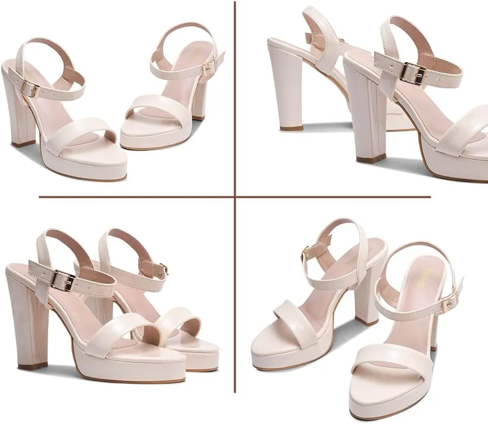 Classy Black Patent Block Heels for Women and Girls  Elegant Comfortable High Heel Sandals for Parties, Weddings, and Special Occasions