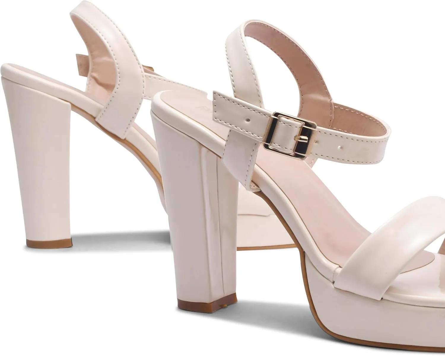 Classy Black Patent Block Heels for Women and Girls  Elegant Comfortable High Heel Sandals for Parties, Weddings, and Special Occasions