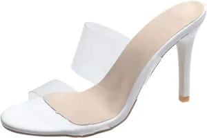 Clear Heels for Women 2025 Sexy High Heel Stiletto Clear Platform Sandal Heels Exotic Platform Dancer Shoes