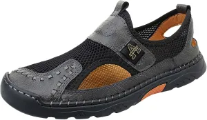Closed Toe Mesh Hollow Out Breathable Lightweight Trail Walking Shoes Women's Sport Athletic Sandals Outdoor Hiking Sandals Casual Sandals Water Shoes