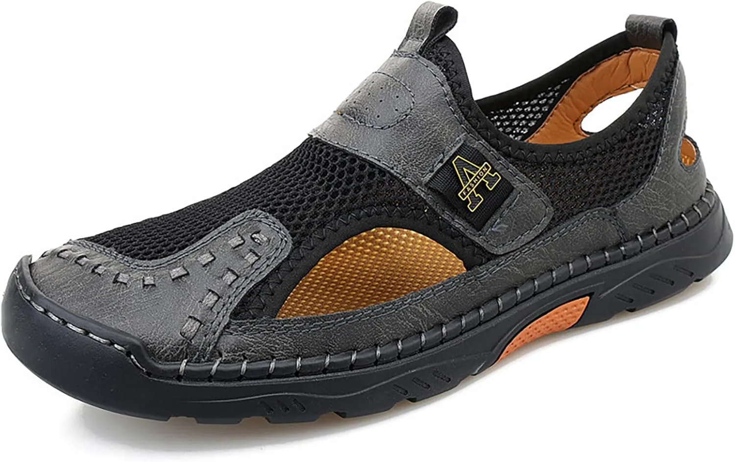 Closed Toe Mesh Hollow Out Breathable Lightweight Trail Walking Shoes Women's Sport Athletic Sandals Outdoor Hiking Sandals Casual Sandals Water Shoes