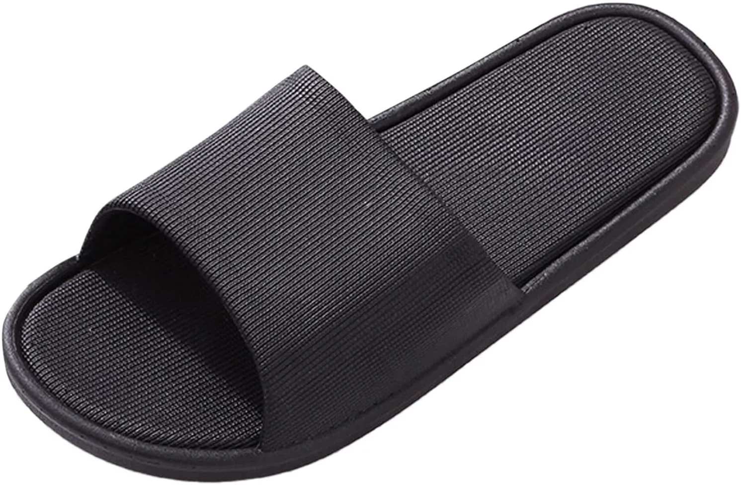 Cloud Slides Mens Quick Drying Shower Slippers with Open Toe Non Slip Summer Bathroom Indoor House Slippers with Drain Holes