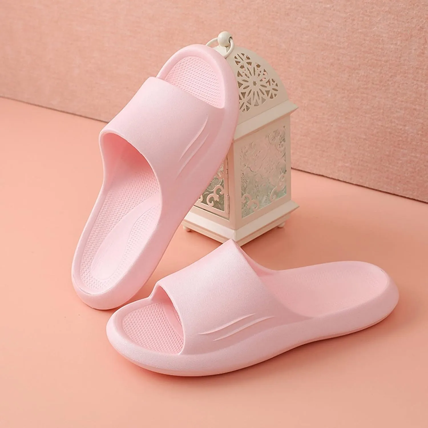 Cloud Slides Travel Slippers for Women Foldable Shower Shoes for Living Room Pool Beach Spa Public Showers