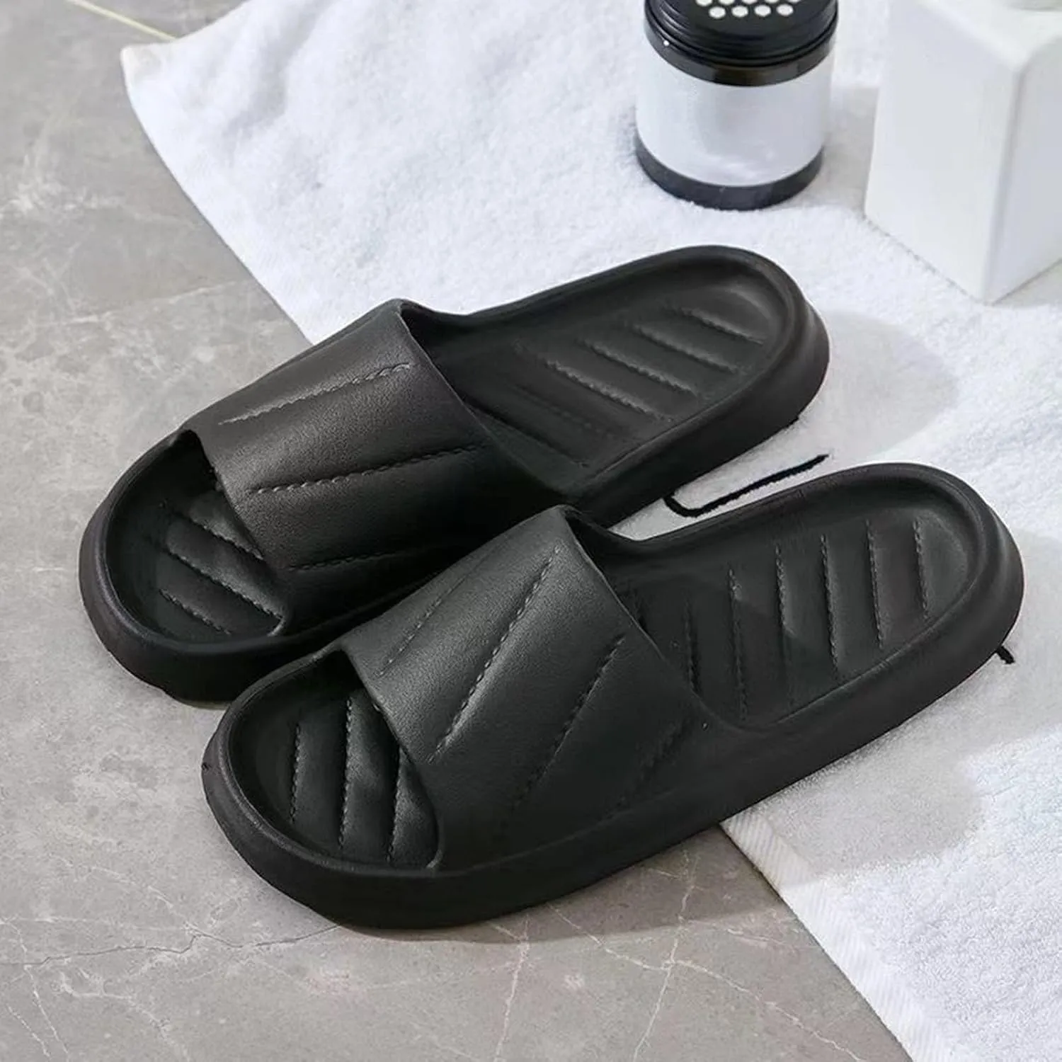 Cloud Slides Waterproof Slippers for Women Shower Shoes for Living Room Pool Beach Spa Public Showers