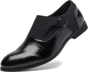 COSIDRAM Men's Dress Shoes Oxfords Slip on Classic Modern Formal Leather Shoes Casual Loafers