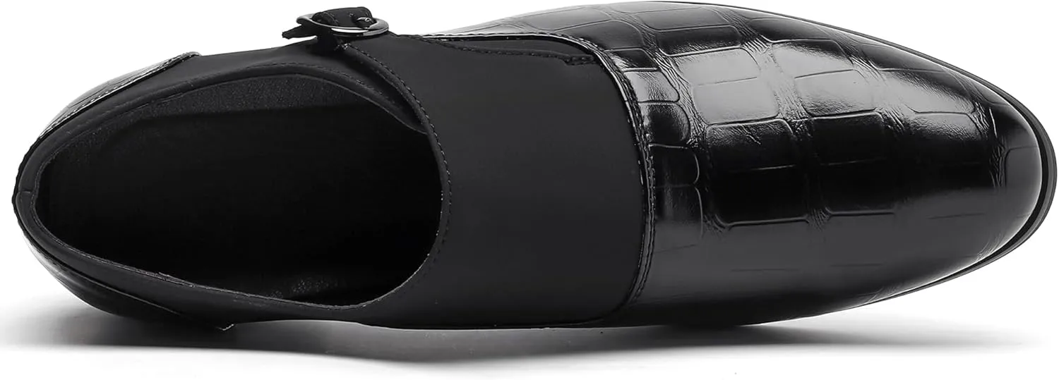 COSIDRAM Men's Dress Shoes Oxfords Slip on Classic Modern Formal Leather Shoes Casual Loafers