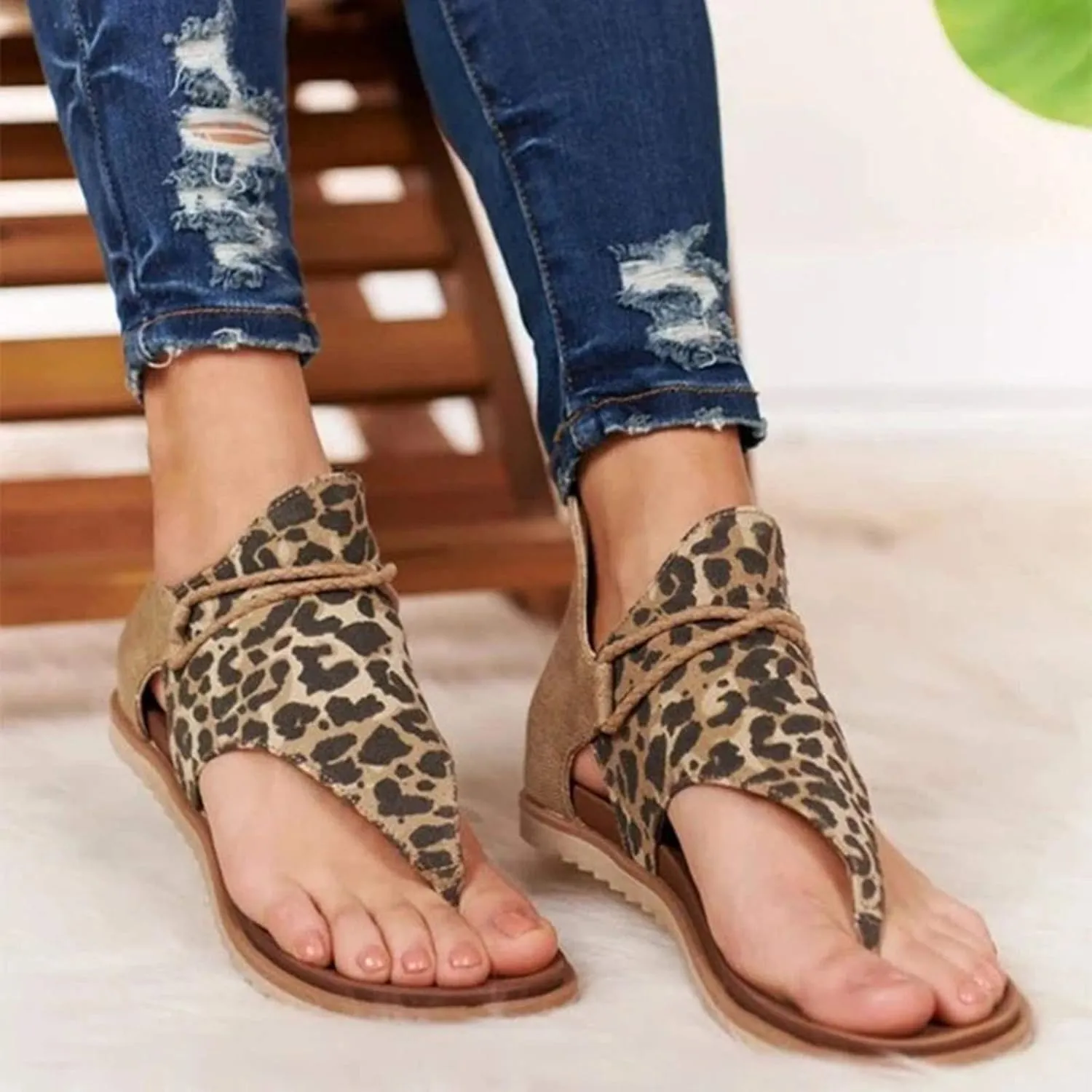 Espadrilles Wedges for Women,Casual Espadrille Slide On Platform Sandals Comfort Open Toe Ankle Elastic Strappy Studded Flatform Sandal Shoes