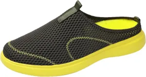 Fashion Summer Men Casual Shoes Breathable Mesh Shallow Wear Lightweight Casual Half Slippers Canvas Shoes Men