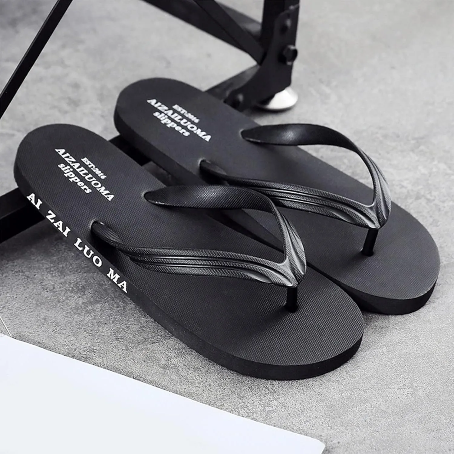 Flip Flops Men Summer Flat Soft Bottom Comfortable Lightweight Casual Beach Sandals Mens Sandals And Flip Flops