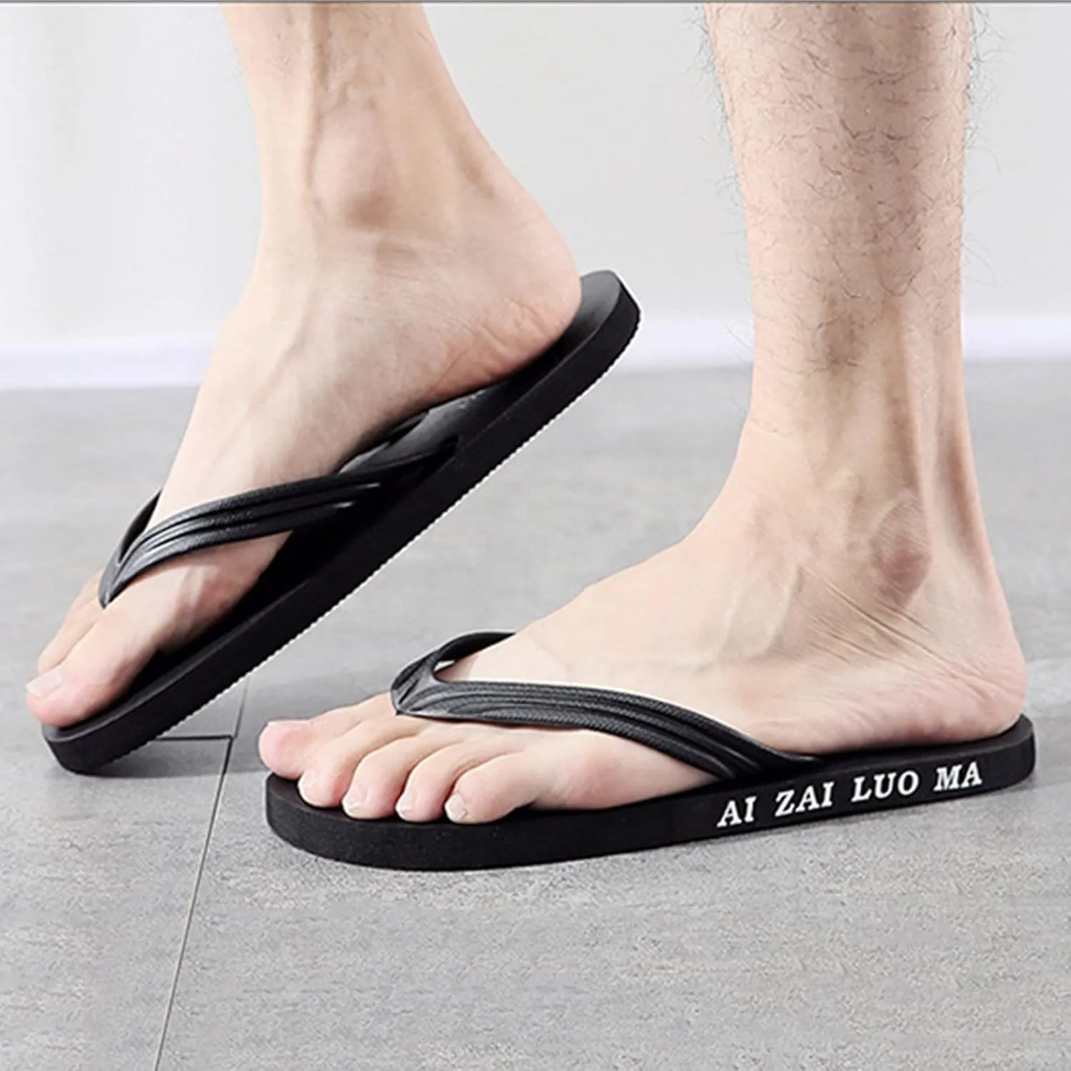 Flip Flops Men Summer Flat Soft Bottom Comfortable Lightweight Casual Beach Sandals Mens Sandals And Flip Flops