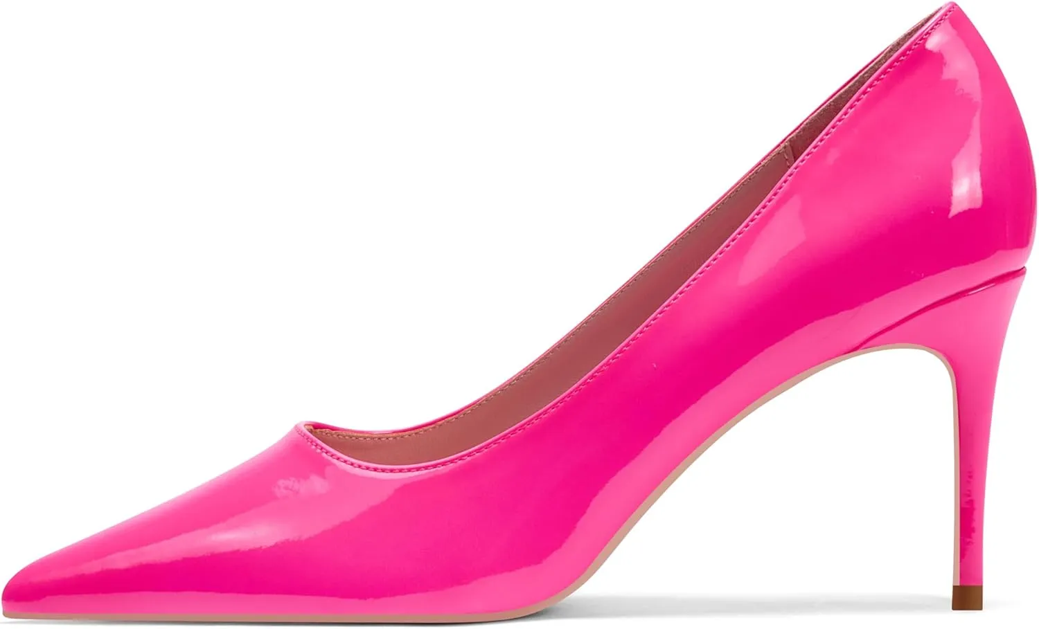 GENSHUO High Heels Pumps for Women Closed Toe 3 Inch Stillettos Heels Dress Shoes