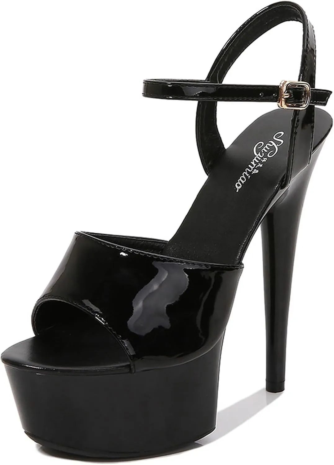 High Heels for Women Ankle Strap Platform Stiletto Heels Open Toe High Heel Sandals Buckle Party Dance Dressy Shoes