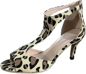 High Heels for Women Summer Open Toe Sandals Zip Closure Dress Shoes Casual Suede Leather Fish Mouth Sandals