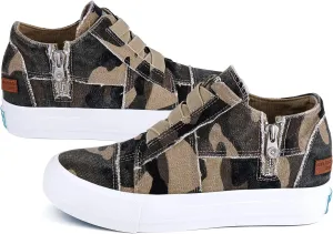 JENN ARDOR Wedge Sneakers for Women Lightweight Platform Shoes High Top Fashion Sneakers Hidden Wedgie Sneaker Ankle Booties for Women