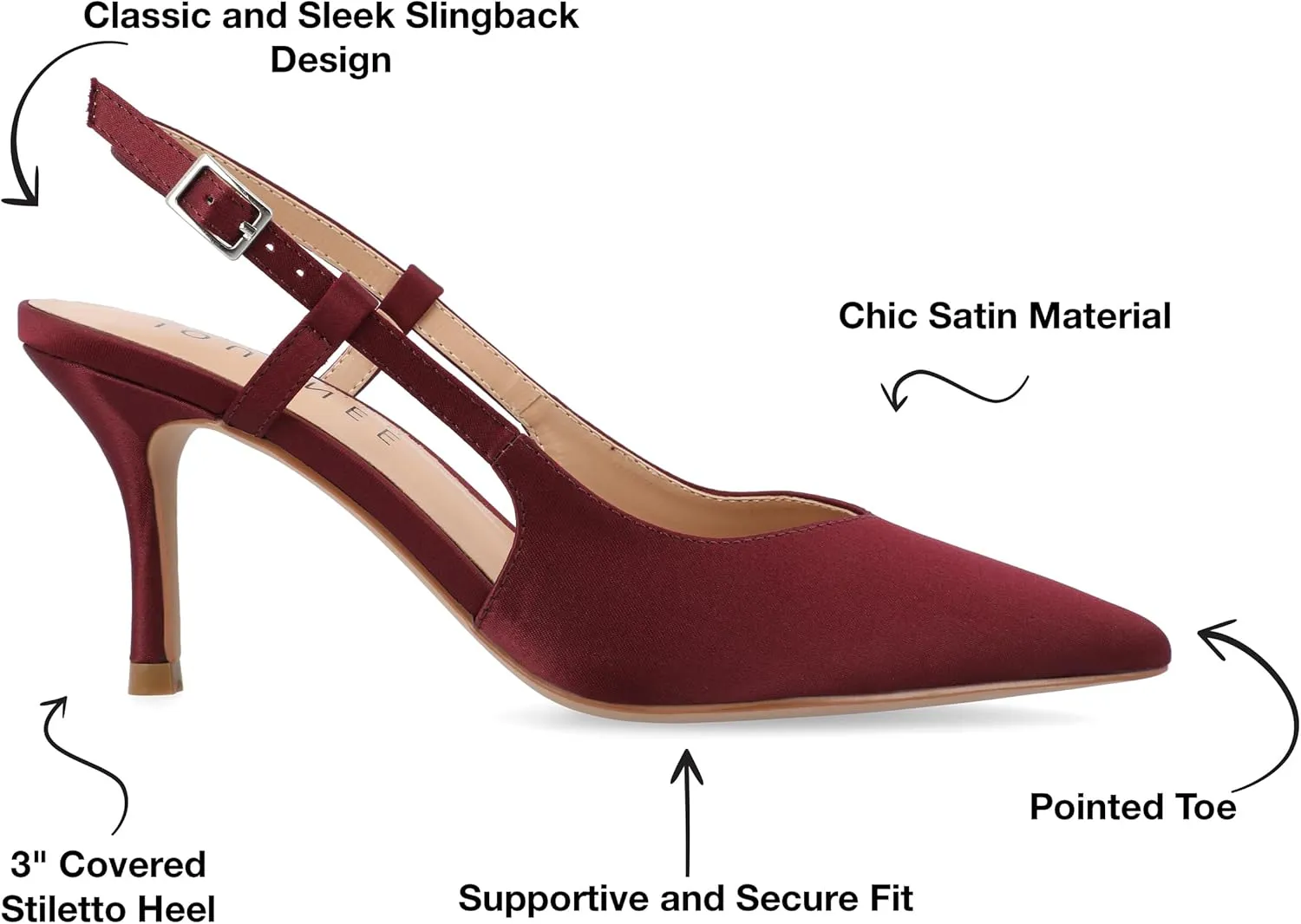 Journee Collection Women's Knightly Pump
