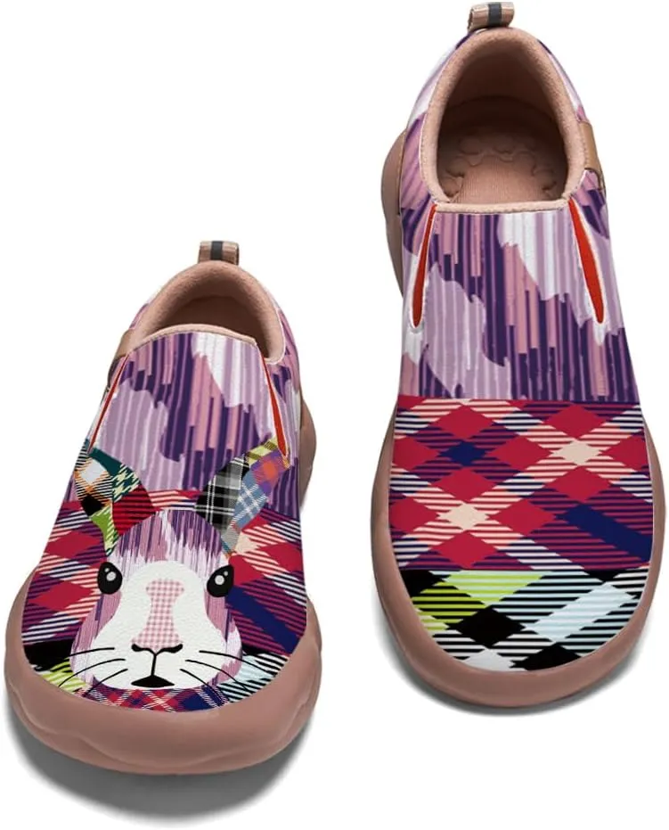 Kid Travel Shoes Boy Girl Slip-On Casual Loafers Lightweight Comfort Animal Art Painted Fashion Sneakers