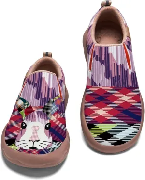 Kid Travel Shoes Boy Girl Slip-On Casual Loafers Lightweight Comfort Animal Art Painted Fashion Sneakers