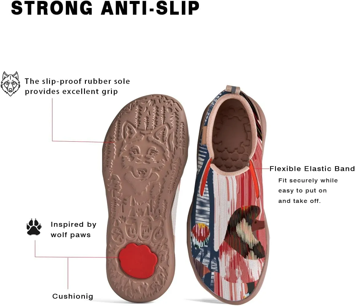Kid Travel Shoes Boy Girl Slip-On Casual Loafers Lightweight Comfort Animal Art Painted Fashion Sneakers