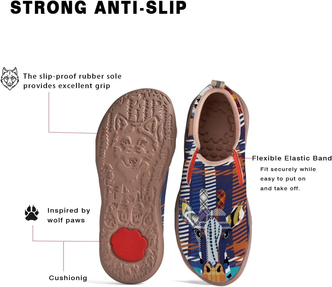 Kid Travel Shoes Boy Girl Slip-On Casual Loafers Lightweight Comfort Animal Art Painted Fashion Sneakers