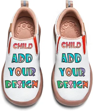 Kid's Art Painted Shoes Slip On Round Toe Casual Loafers Lightweight Comfort Fashion Travel Sneakers