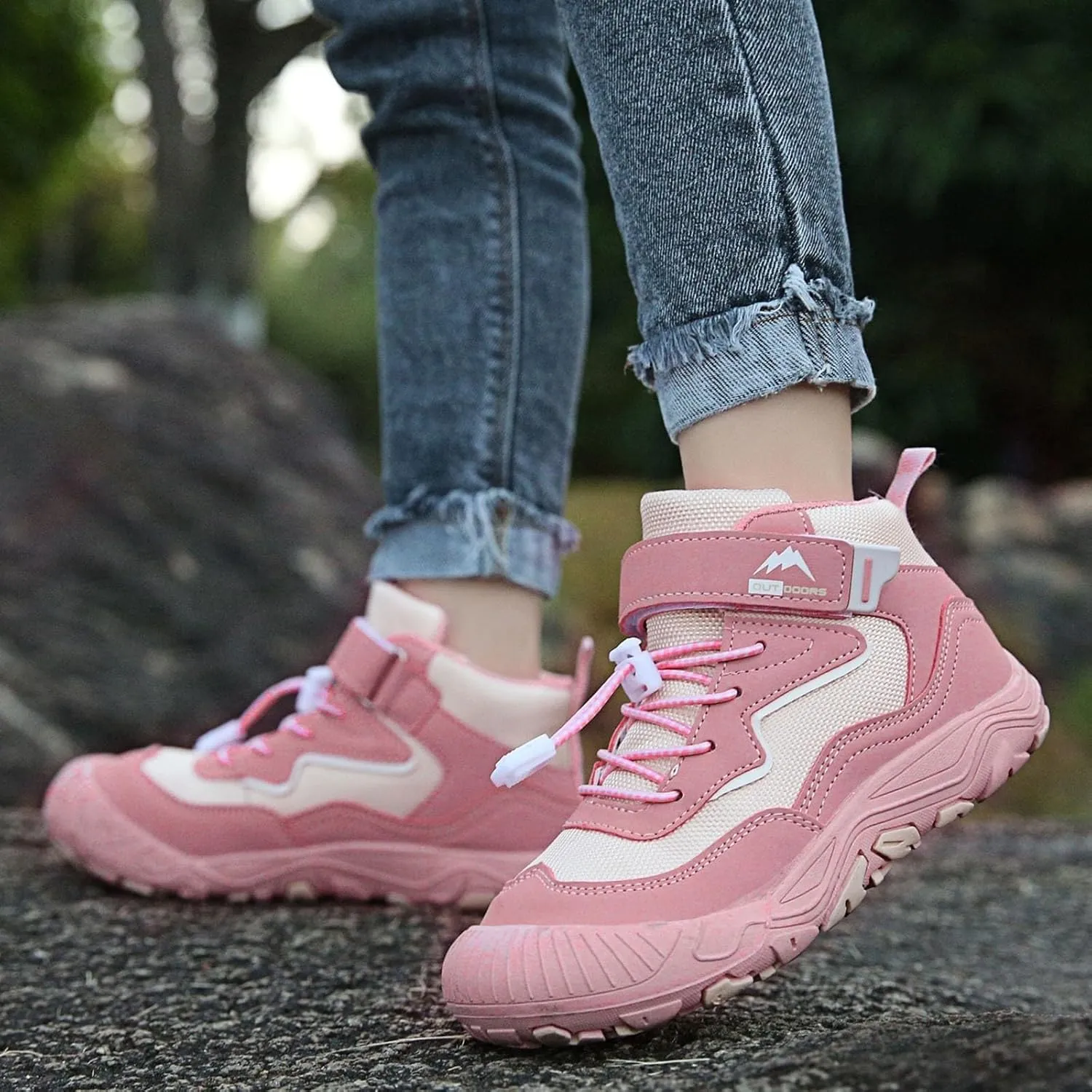 Kids Boys Sports Trainers Shoes Breathable Lightweight School Basketball Soccer Sneakers Children's Hiking Shoes