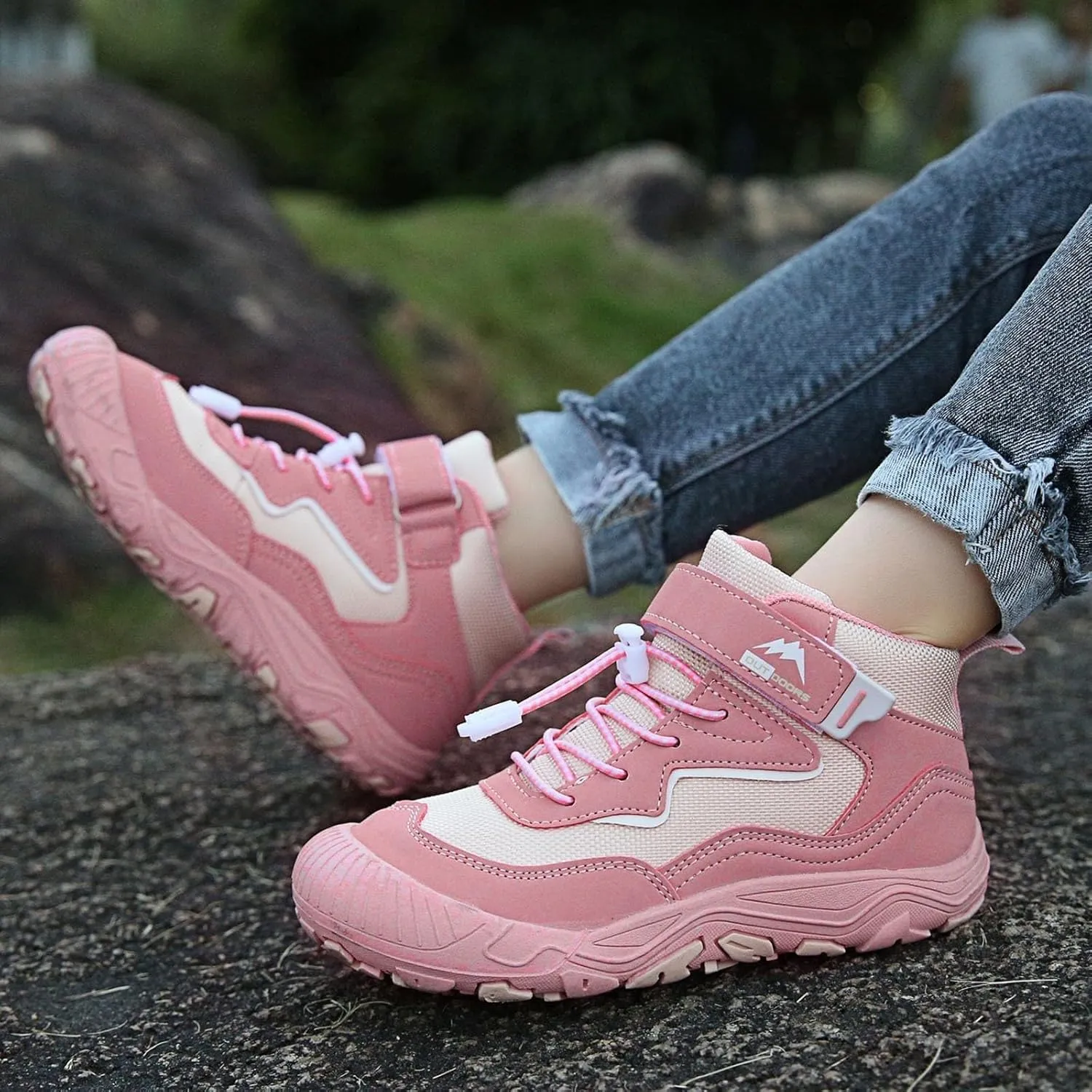 Kids Boys Sports Trainers Shoes Breathable Lightweight School Basketball Soccer Sneakers Children's Hiking Shoes