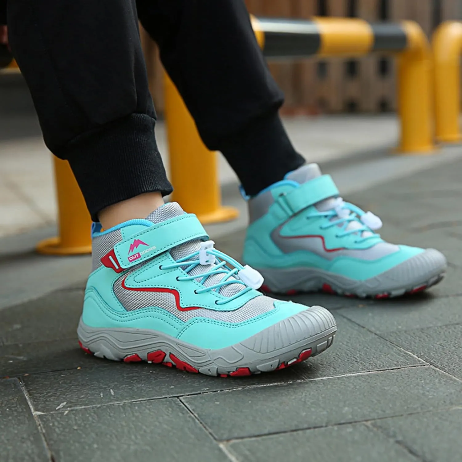 Kids Boys Sports Trainers Shoes Breathable Lightweight School Basketball Soccer Sneakers Children's Hiking Shoes