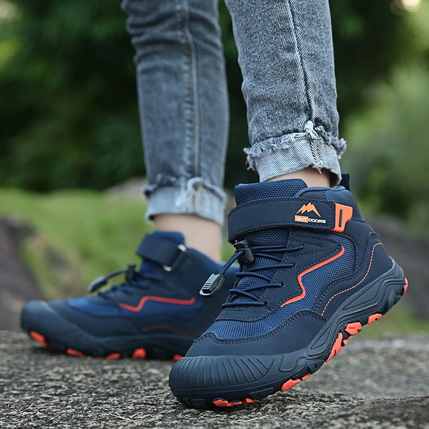 Kids Boys Sports Trainers Shoes Breathable Lightweight School Basketball Soccer Sneakers Children's Hiking Shoes