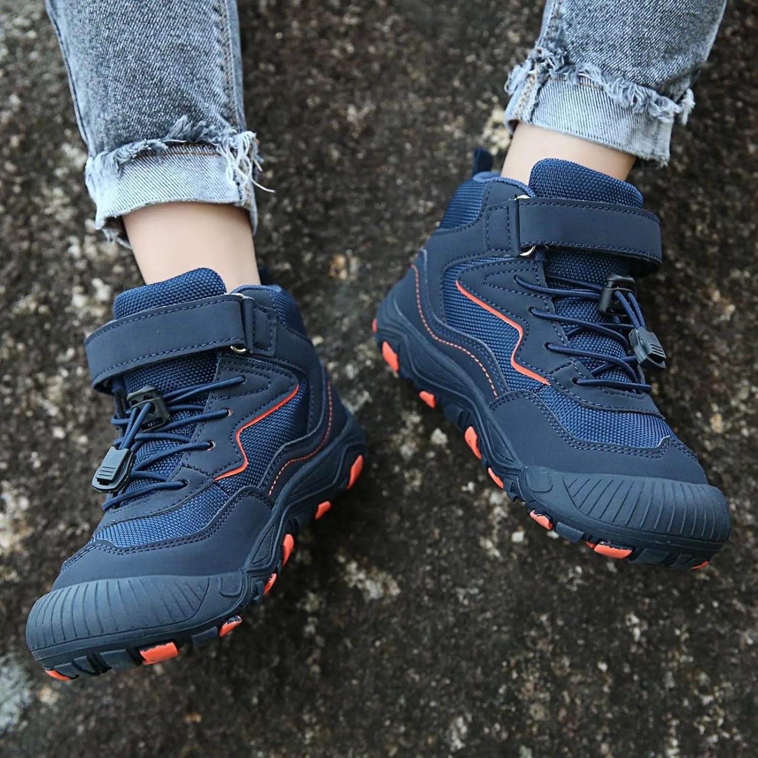 Kids Boys Sports Trainers Shoes Breathable Lightweight School Basketball Soccer Sneakers Toddler Snow Boots Boy