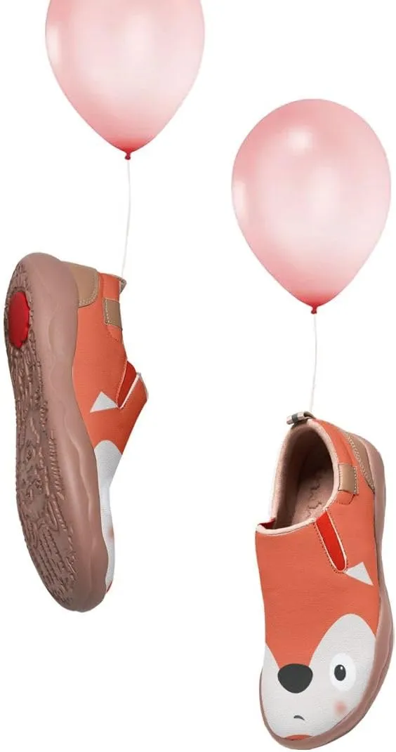 Kids Casual Loafers Slip On Sneakers Girl Boy Animal Face Art Painted Comfort Soft Walking Shoes Toddler Little Big Kid