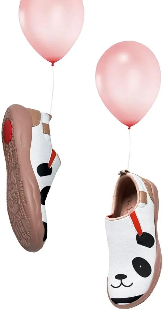 Kids Casual Loafers Slip On Sneakers Girl Boy Animal Face Art Painted Comfort Soft Walking Shoes Toddler Little Big Kid